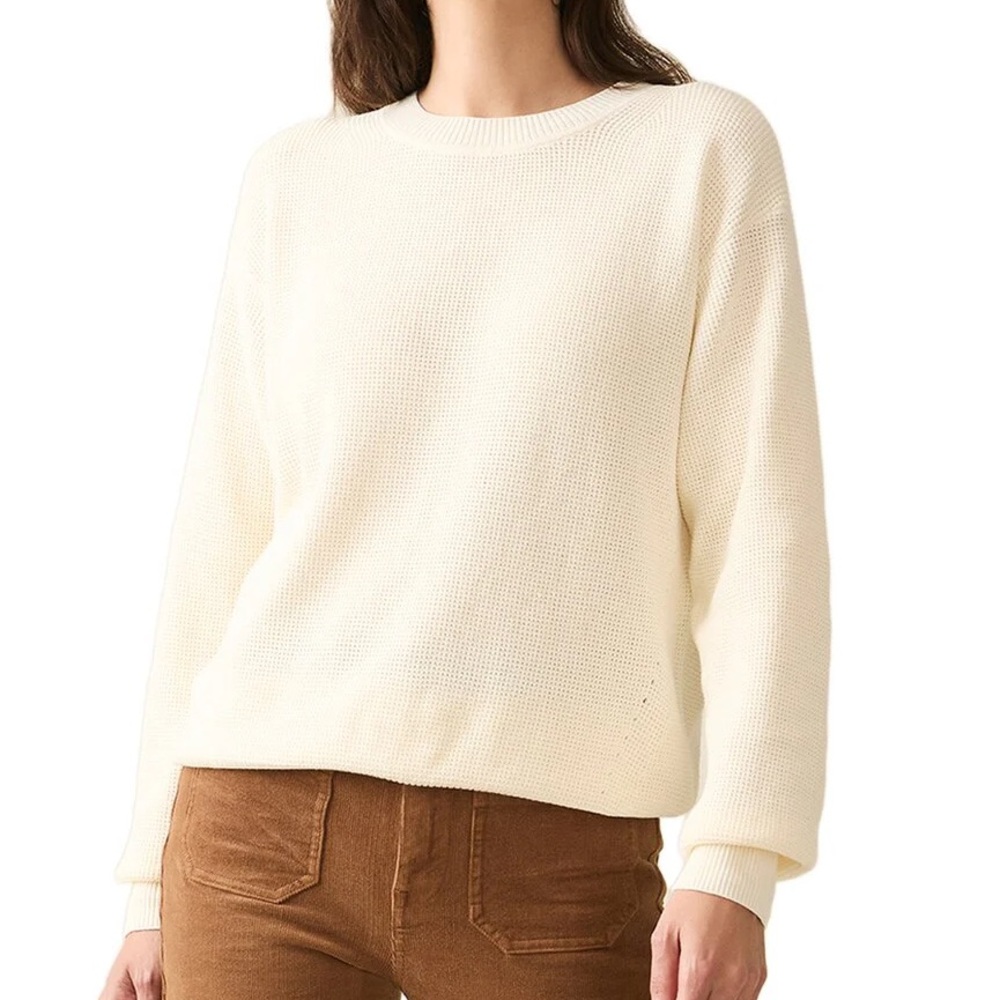 Faherty Sunwashed Cotton Crewneck NWOT